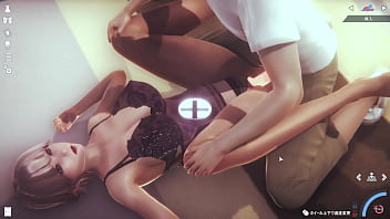 ハニーセレクトおとなしい女の子と正常位、騎乗位セックス