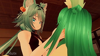 VIPSluts - ふたなり先輩が忘れられないHなバニーガールレッスンを教える