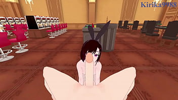 三日月静香とベアトリクス・アメルハウザーのバニーガールの激しいセックス。 - Zom 100: Bucket List of the Dead POV Hentai