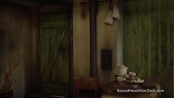淫乱な支配的なレズビアンマダムが大きなストラップオンを使って奴隷を喜ばせる
