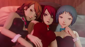 風花、ゆかり、美鶴のハードコアグループファック（ペルソナ3 ヘンタイ）
