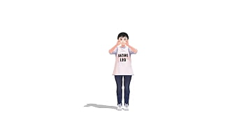 レオアニメの女の子がグラビアで裸になりました。