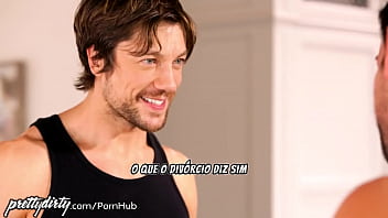 Кендра Ласт трахает двух мужчин и получает сперму (С СУБТИТРОВАМИ)