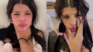 パパ、私を平手打ちして激しくファックして！従順なラテン系女性が何度も平手打ちされて中出しされる！