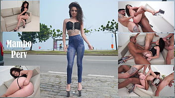 20歳の完璧なボディを持つブラジル美人、ブルーナ・サントスが自らフィストファックし、巨大なペニスで犯される（DAP、DP、フィストファック、アナル、ATM、モンスターコック）OB377