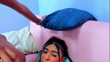 異人種間の女の子のダブル膣