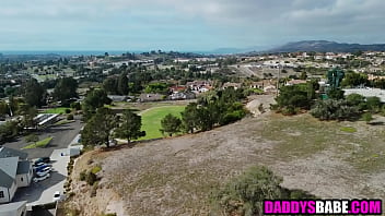 Latina stepdaughters taking care of stepdad's boner
