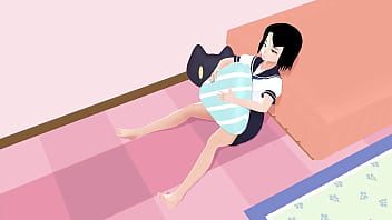 【ミア】アニメ女子高生のお部屋グラビア。【セーラー服】
