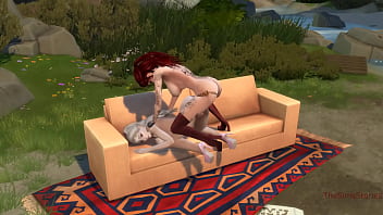 このレズビアンセックスはすごく熱いので、1分でイっちゃうよ