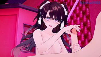 Zhezhi (Orie) と Camellia (Tsubaki) の激しいセックス - 嵐の波 メイチョー