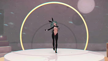 Blue Archive Yuuka Hentai Undress Dance Teddy Bear Playboy Girl Mmd 3D Clear Blue Hair (CLIP)