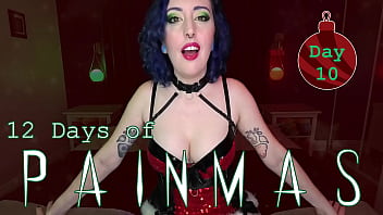 10日目 - 12日間のペインマス - プレビュー - クリスマスCBTとペインプレイ奴隷タスク、ミス・フェイス・レイによるBDSM指示と女性支配POV付き - HD 1080p MP4