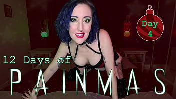 4 日目 - 12 日間のペインマス - プレビュー - クリスマス CBT とペイン プレイ スレーブ タスク (ミス フェイス レイによる BDSM 指示と女性支配 POV 付き) - HD 1080p MP4