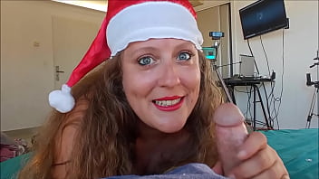 ケレンジーニャ - メリークリスマス - サンタクロースは私の妻のお尻を食べて幸せでしたホホホ