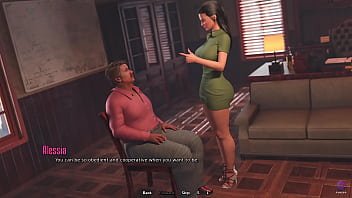 妻が私の大きなペニスをしゃぶっているのを見ている寝取られ夫 - 3D ヘンタイ アニメ ポルノ - サンタ郡での生活