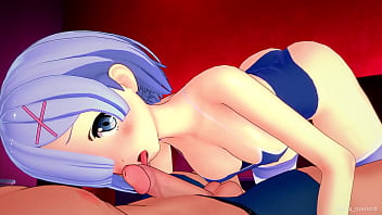 暑いのでレムは水着を着てセックスしたい（無修正）