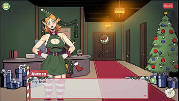 サンタクロースの秘密のサプライズ [ XMAS HENTAI ゲーム ] Ep.4 ボスのチンポはやっぱり小さくない！