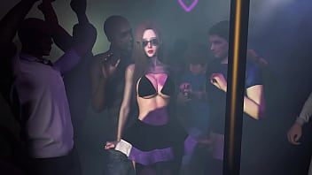 클럽에서 뜨거운 보지 섹스 l 그룹 섹스 3D 애니메이션 헨타이