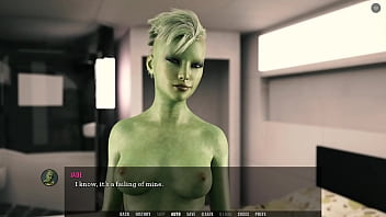 終わりなき虚空の物語 #48 - 巨乳のエイリアンは大きな白人のチンポを待ち受ける