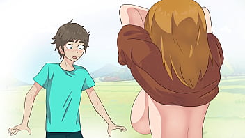 Minecraft の農民がスティーブにおっぱいを見せる! ヘンタイ、漫画、パロディ!