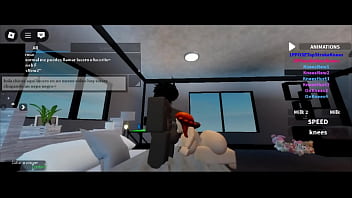 Roblox - ホテルでファンとセックスして妊娠させられる