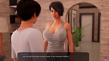 巨乳の大学教師が私を彼女の家に招待しました - 3D ヘンタイ アニメ ポルノ - Milfy City