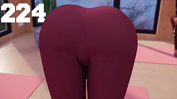 DIKであること #224 - ヨガパンツをはいた女子大生がキャメルトゥを見せる