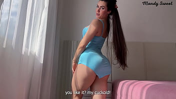 JOI Cuckold Посмотри на размер этого большого члена, я хочу сесть на него, мой рогоносец!!!