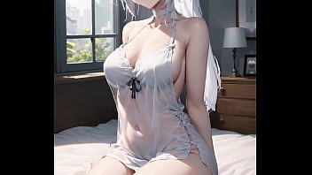 （3DアニメーションAI生成）女の子が黒人男性にペニスバンドのディルドをします（猫オナニーASMRサウンド付き！AIポルノ）