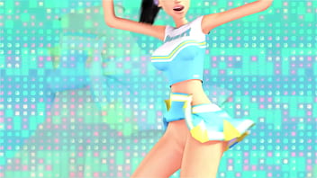 3DGSPOT - 分割画面コンポでホットな女の子が巨根をディープスロート！3D漫画ポルノ！
