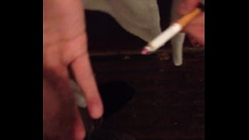 Putting my cigarette out on my boywhore's balls